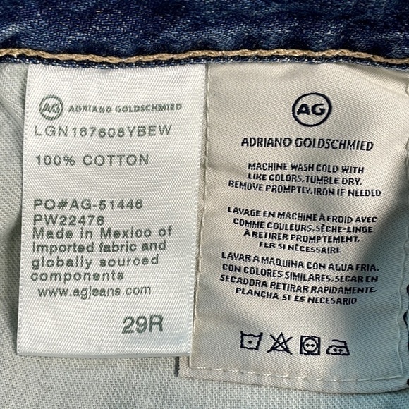 NWT AG Adriano Goldschmied Phoebe Vintage High Waisted Tapered Leg Jeans Sz 29R - Picture 11 of 11